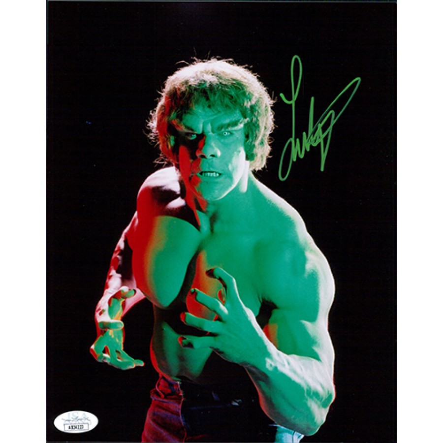 Lou Ferrigno The Incredible Hulk Signed 8x10 Glossy Photo Jsa Authenticated